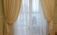 Портьеры с кованым карнизом