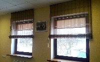 Прозрачные римские шторы «ДекоПлюс» 
